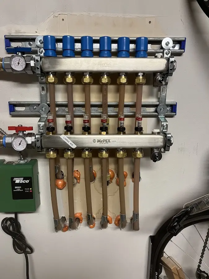 Plumber performing Leak Detection at a residential property in Wappingers Falls